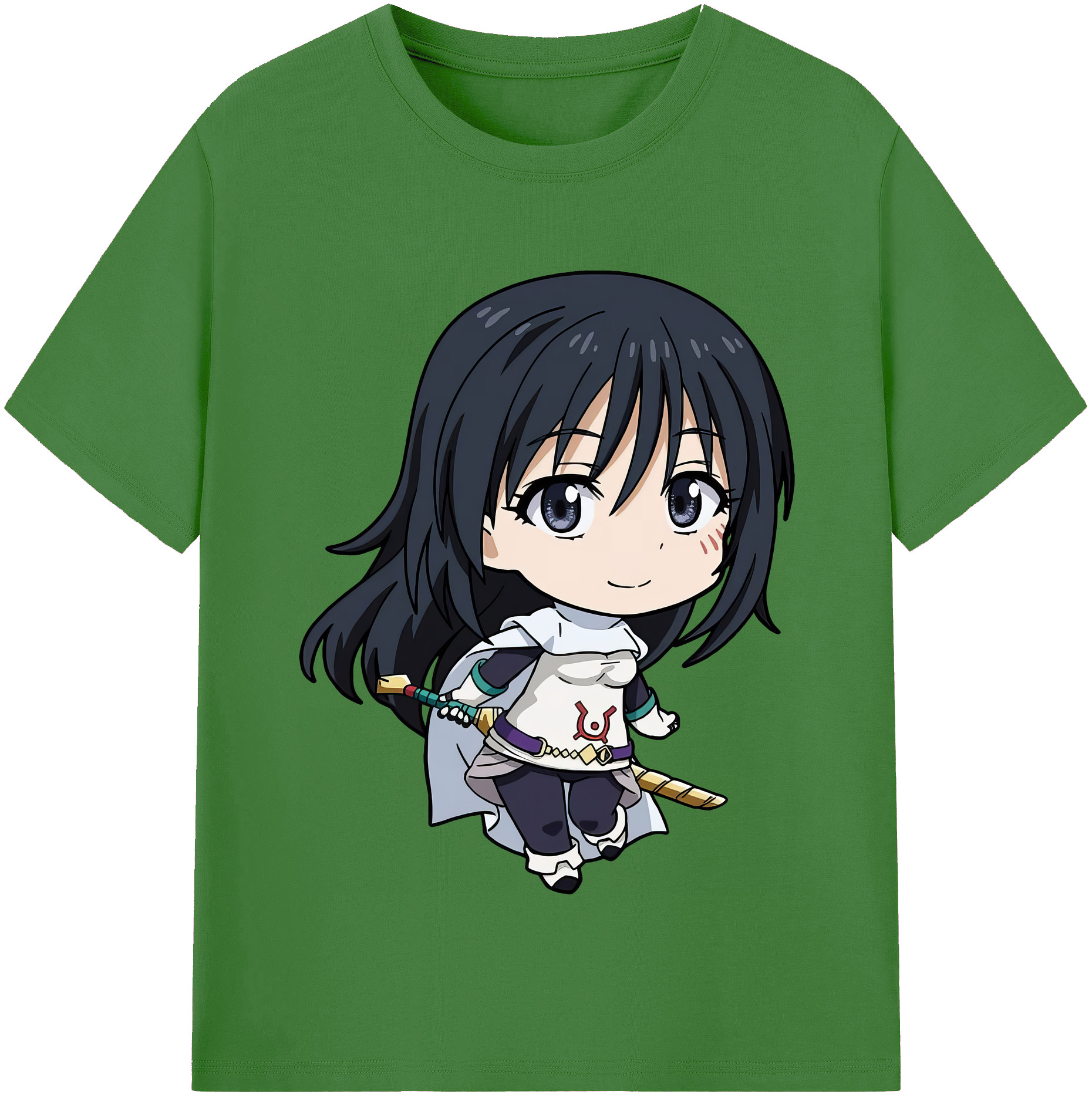（画像用） 転スラ Regarding Reincarnated to Slime レディースカジュアルプリントTシャツ（綿100％）